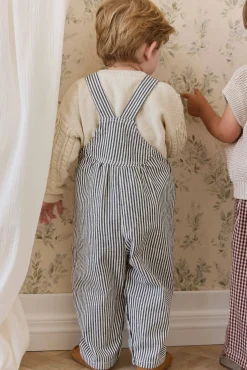 Cecil Overall-Sailor Stripe Eclipse / Cloud