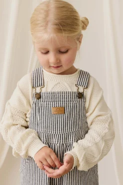 Cecil Overall-Sailor Stripe Eclipse / Cloud