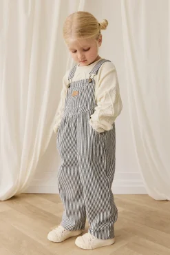 Cecil Overall-Sailor Stripe Eclipse / Cloud
