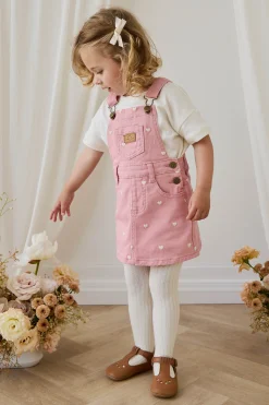Classic Overall Dress - Petite Heart Rose