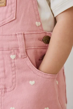Classic Overall Dress - Petite Heart Rose
