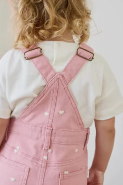 Classic Overall Dress - Petite Heart Rose
