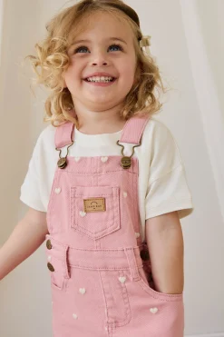 Classic Overall Dress - Petite Heart Rose
