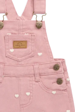 Classic Overall Dress - Petite Heart Rose