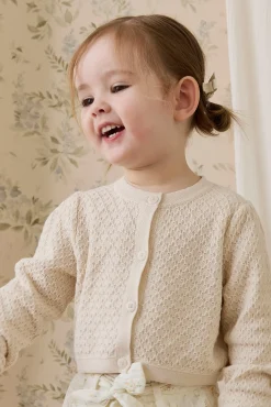 Clementine Cardigan-Vanilla