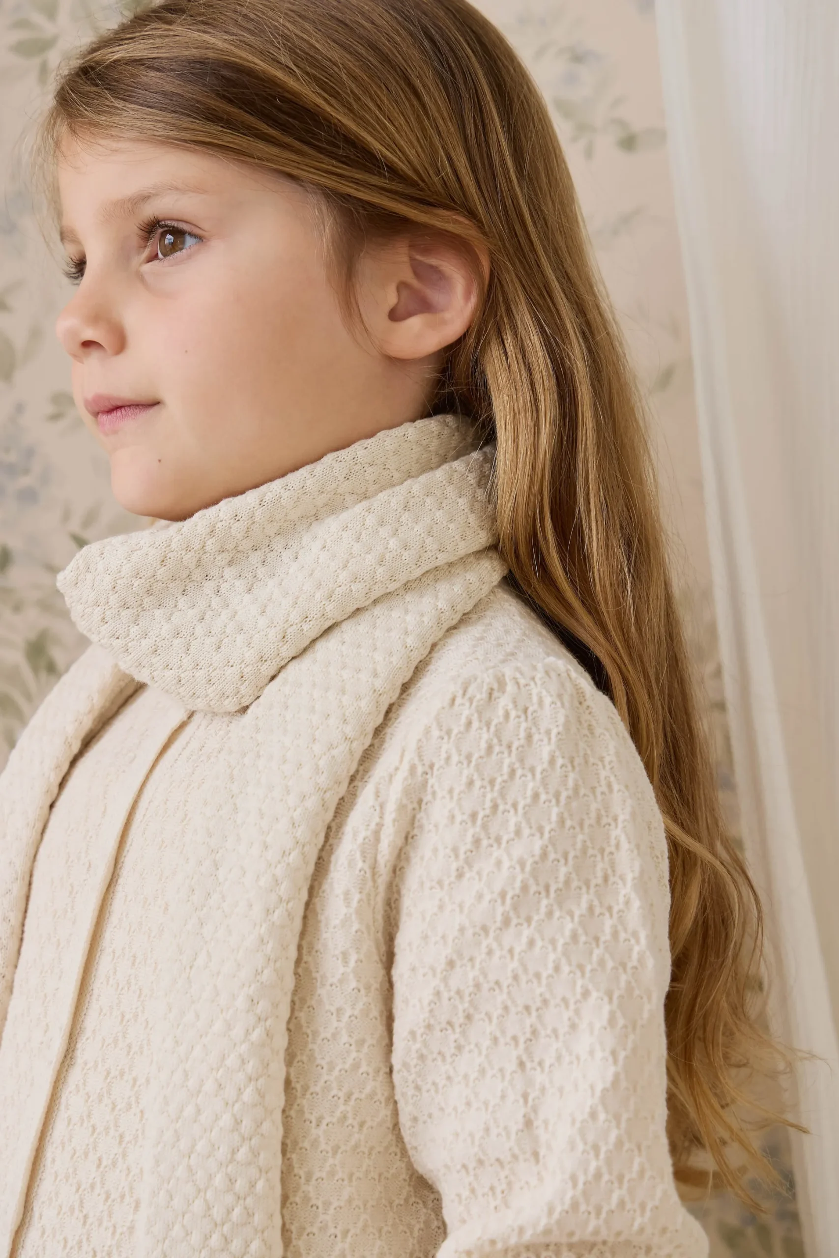 Clementine Scarf-Vanilla