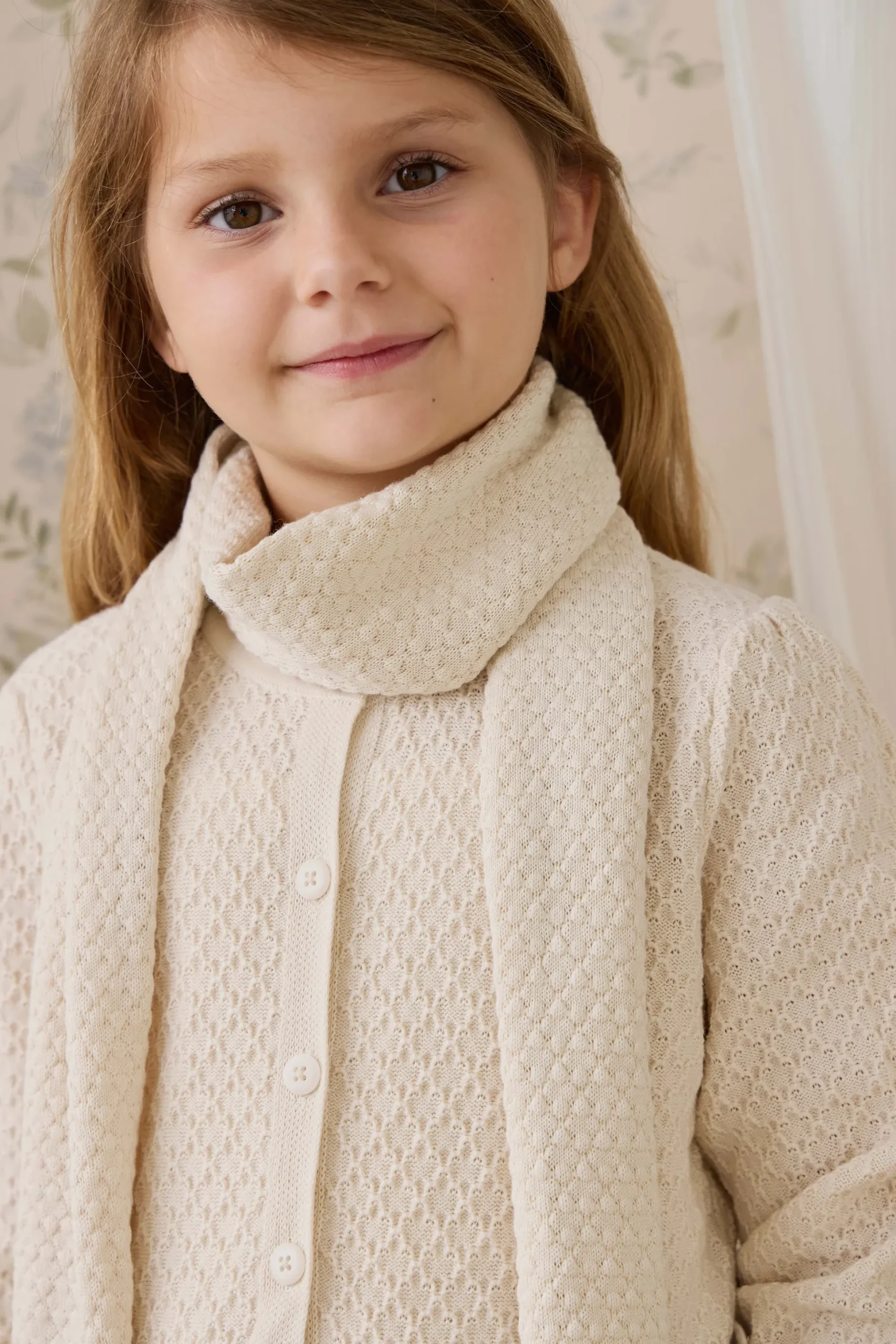 Clementine Scarf-Vanilla