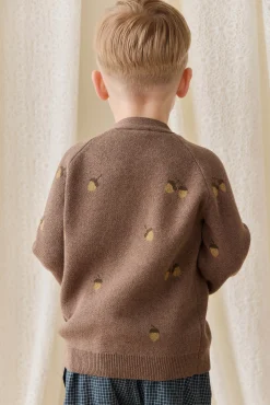 Easton Cardigan - Forest Acorns Toasted Marle