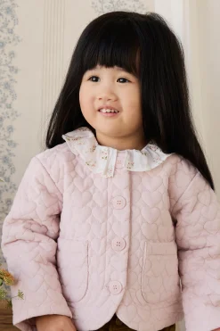 Elara Pincord Jacket - Soft Misty Rose