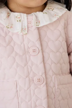 Elara Pincord Jacket - Soft Misty Rose