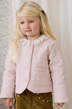 Elara Pincord Jacket - Soft Misty Rose