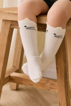 Elsie Knee High Sock - Parchment