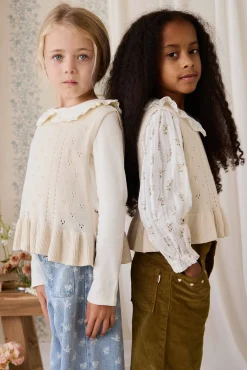 Erica Knitted Top - Vanilla