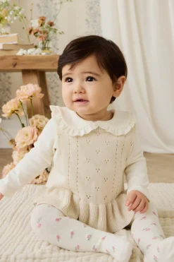 Erica Knitted Top - Vanilla