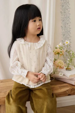 Erica Knitted Top - Vanilla