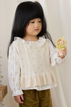 Erica Knitted Top - Vanilla