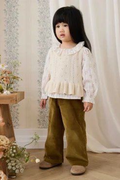 Erica Knitted Top - Vanilla