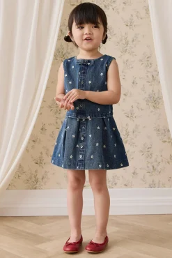 Etta Top-Josie Floral Denim