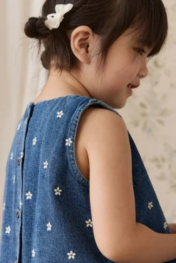 Etta Top-Josie Floral Denim