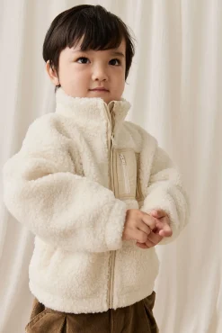 Ezra Sherpa Jacket-Natural