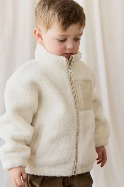 Ezra Sherpa Jacket-Natural