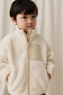 Ezra Sherpa Jacket-Natural