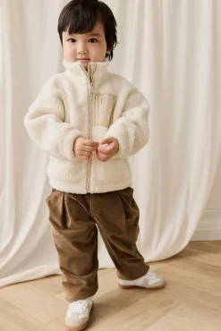 Ezra Sherpa Jacket-Natural