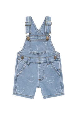 Fenix Short Overalls - Bowie Bear Denim