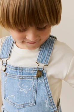 Fenix Short Overalls - Bowie Bear Denim