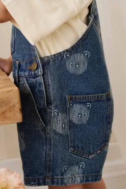Fenix Short Overall - Teddy Face Denim