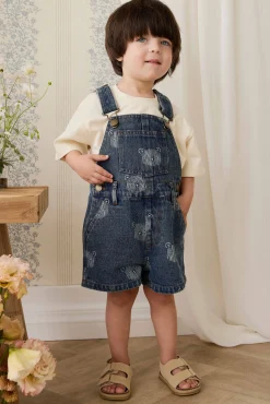 Fenix Short Overall - Teddy Face Denim