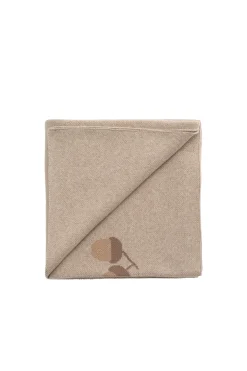 Forest Acorns Blanket - Cashew Marle