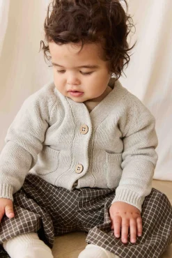 Franco Cardigan - Light Grey Marle
