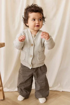 Franco Cardigan - Light Grey Marle