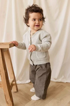 Franco Cardigan - Light Grey Marle
