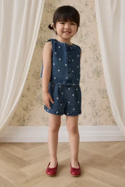 Jardine Short-Josie Floral Denim