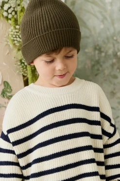 Johan Knit Beanie - Deep Olive