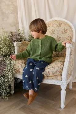Johan Knitted Cardigan - Matcha