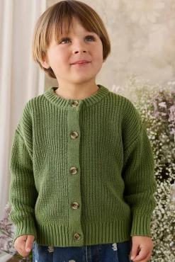 Johan Knitted Cardigan - Matcha