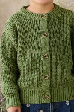 Johan Knitted Cardigan - Matcha