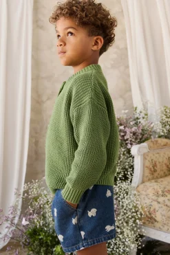Johan Knitted Cardigan - Matcha