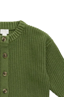 Johan Knitted Cardigan - Matcha