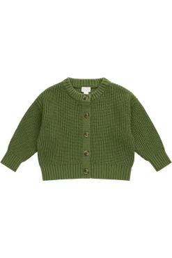 Johan Knitted Cardigan - Matcha