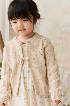 Josephine Cardigan - Light Oatmeal Marle
