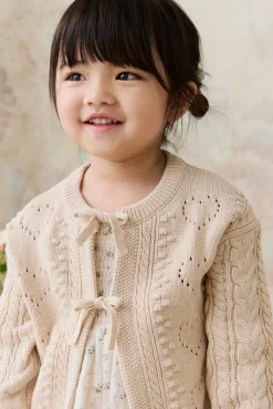 Josephine Cardigan - Light Oatmeal Marle