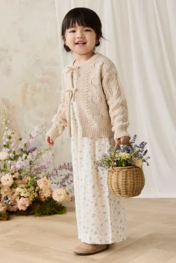 Josephine Cardigan - Light Oatmeal Marle