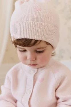 Kate Hat-Kate Heart Jacquard Cotton Candy
