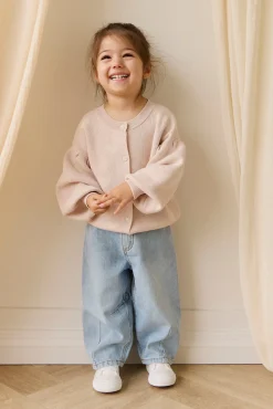 Kayla Cardigan - Kylie Heart Jacquard Morganite