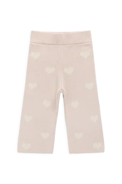 Kayla Pant - Kylie Heart Jacquard Morganite
