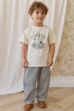 Kingsley Pant-Sailor Stripe Eclipse / Cloud
